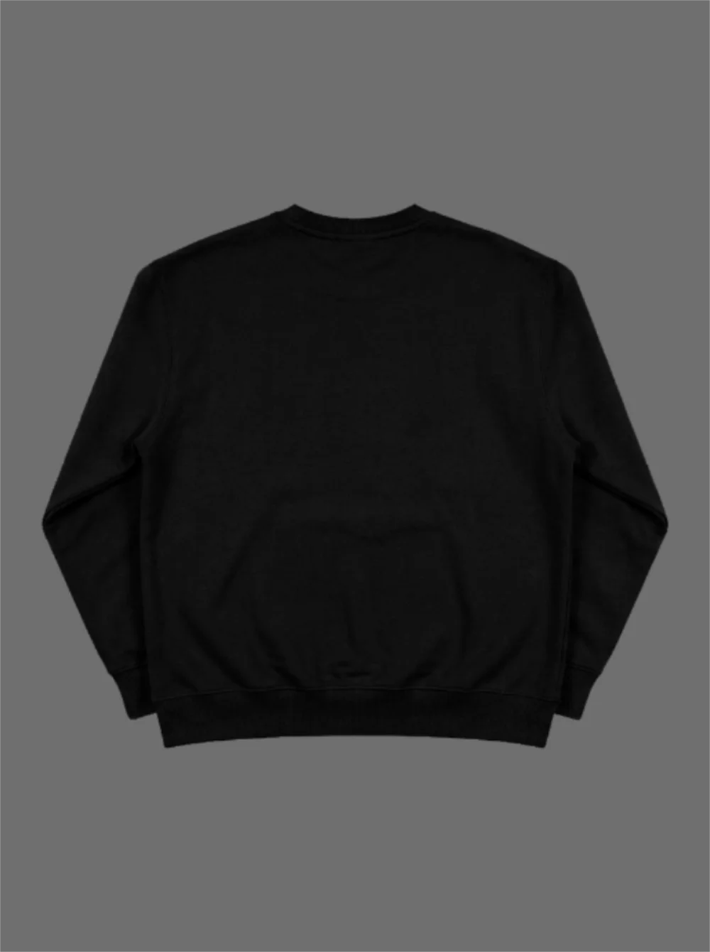 Black Embroidery Crewneck