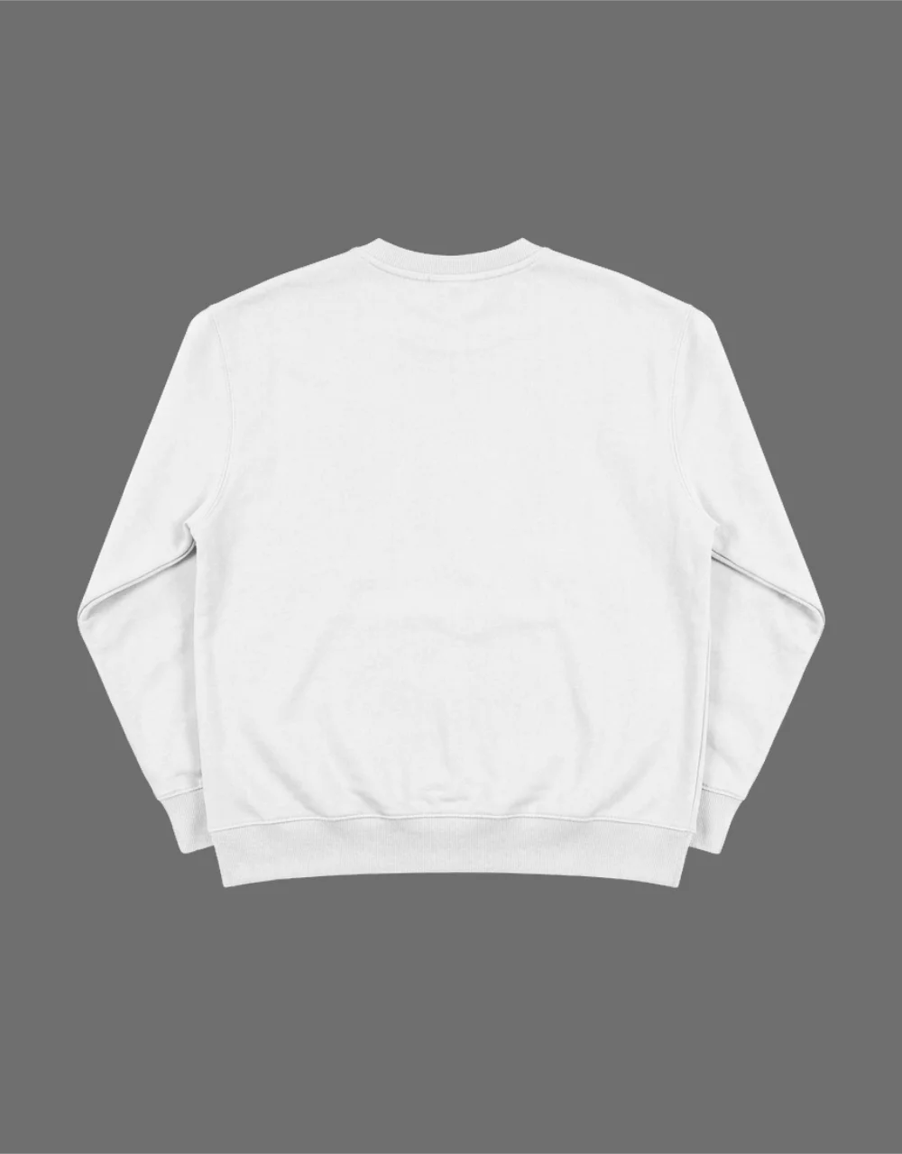White Embroidery Crewneck