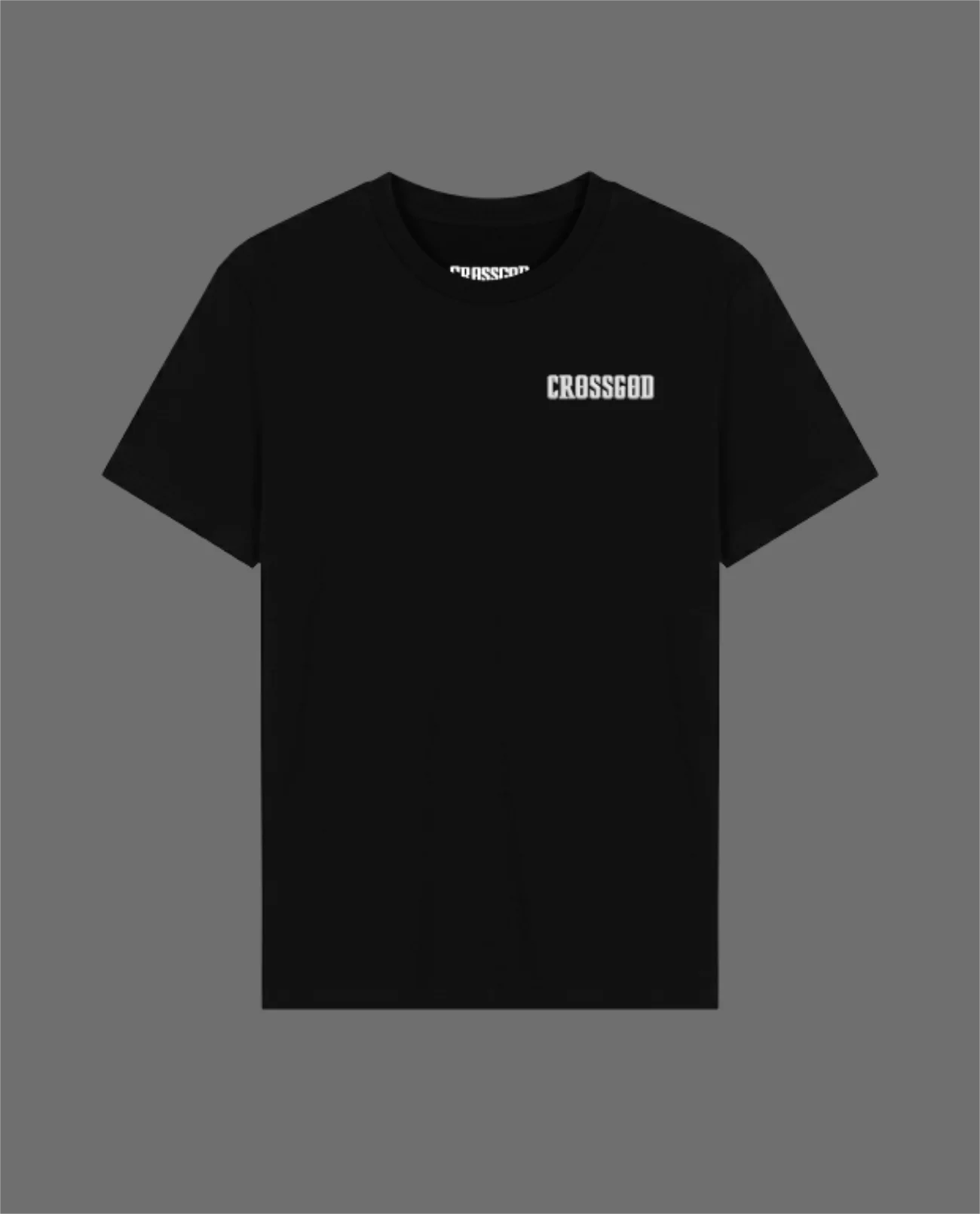 Embriodery Black Tee