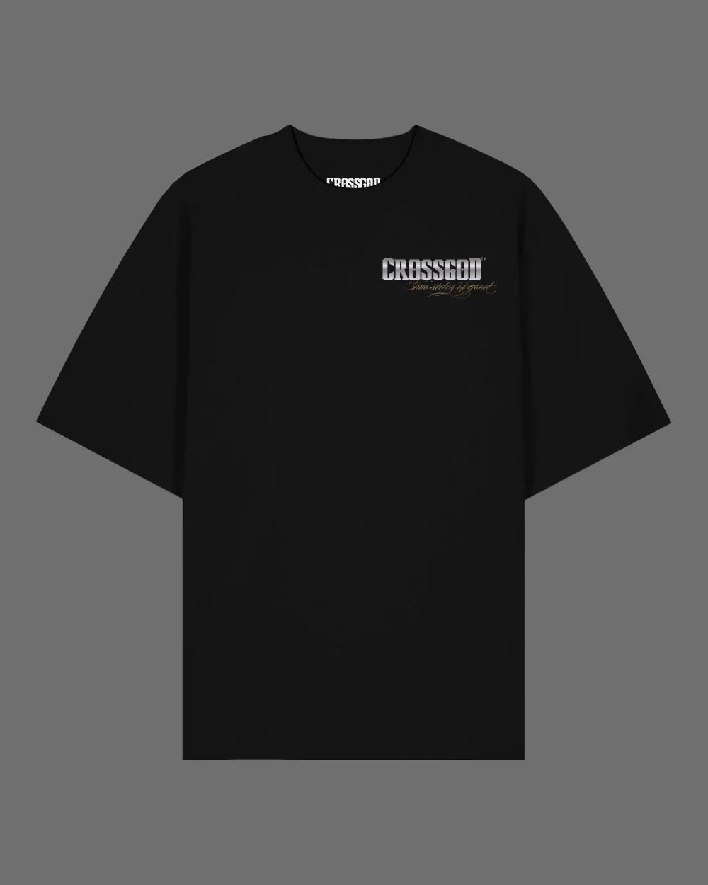 Faces of good Tee Black