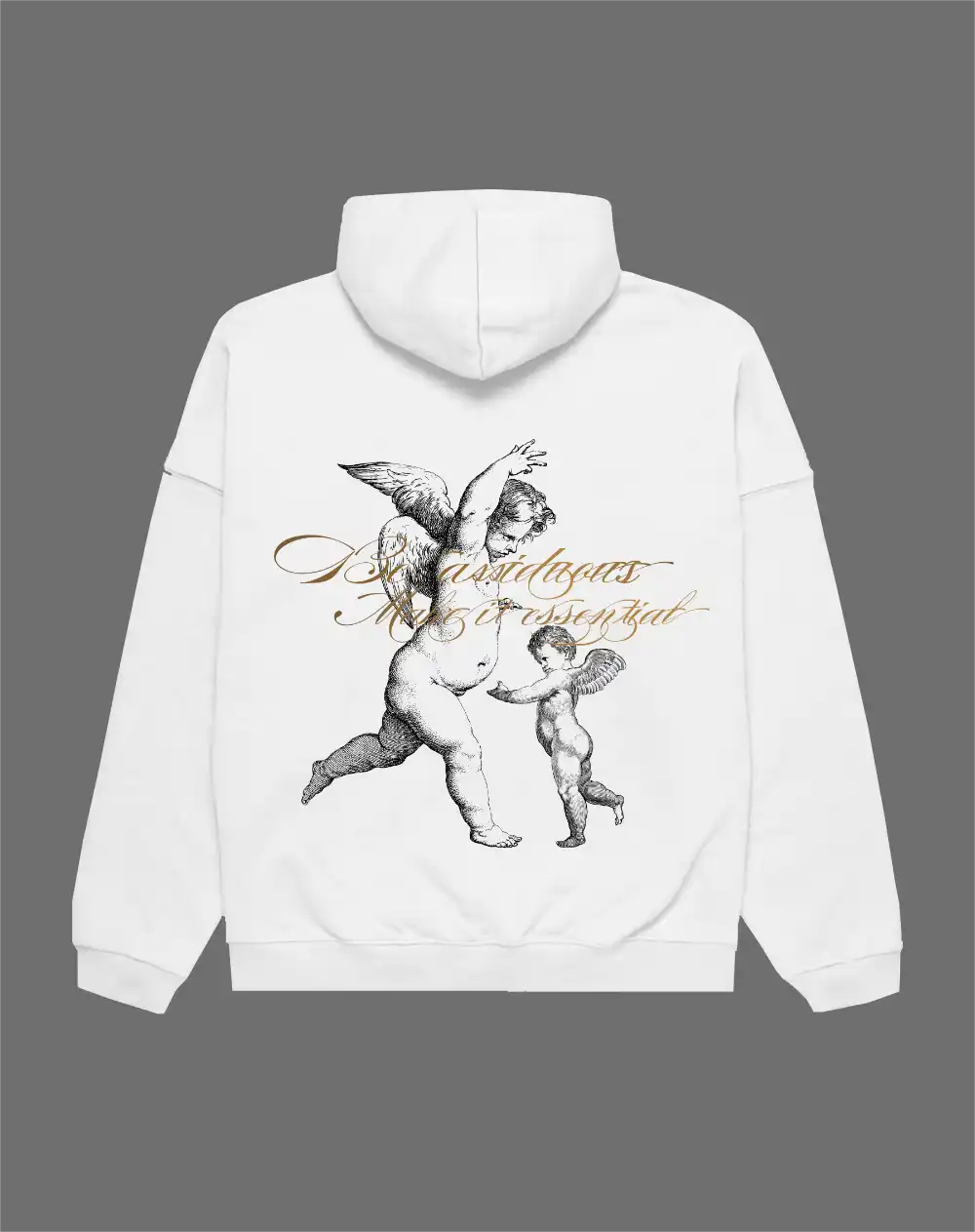 Faces of Good Hoodie White
