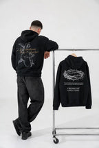 Faces of Good hoodie Black
