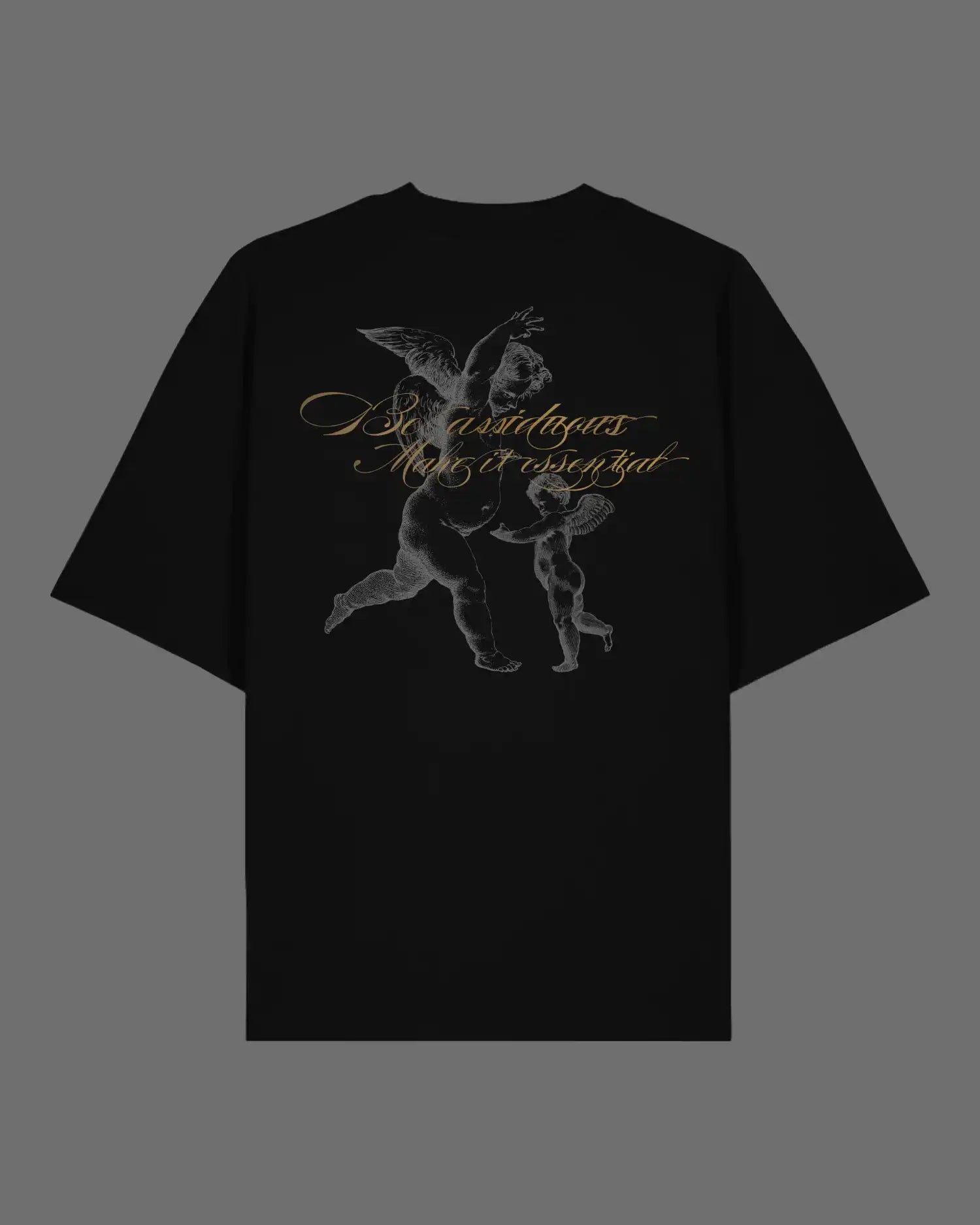 Faces of good Tee Black