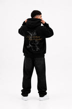 Faces of Good hoodie Black