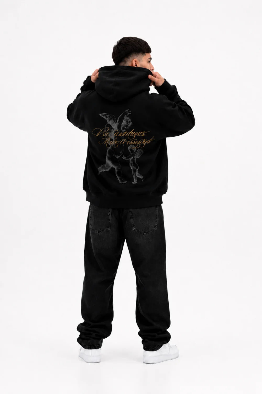 Faces of Good hoodie Black